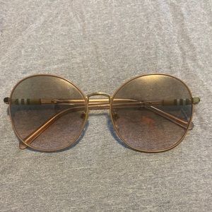 Rounded Burberry Sunglasses